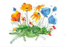 Load image into Gallery viewer, Wildflowers watercolor card